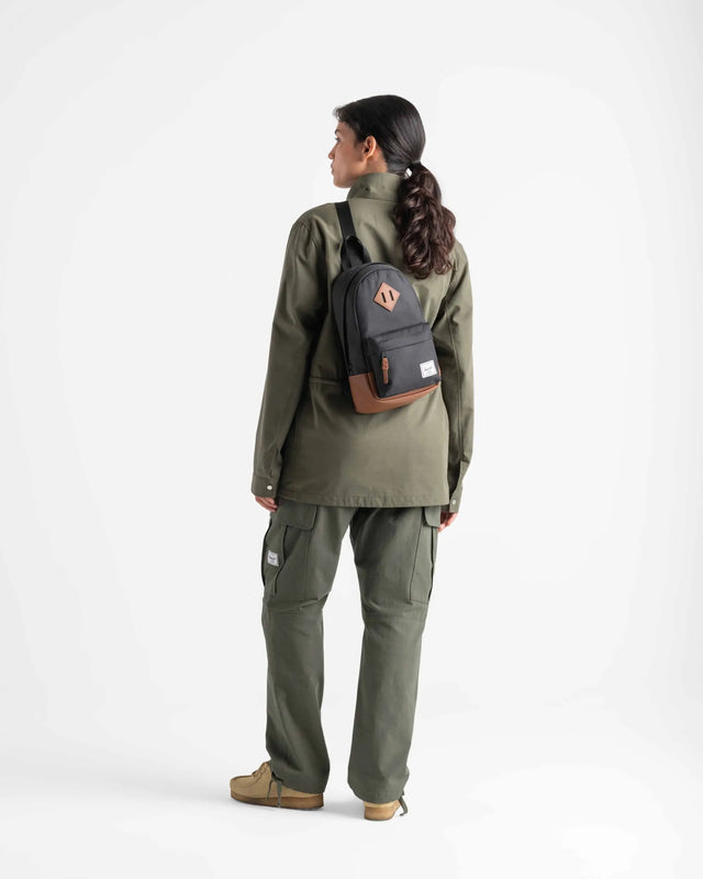 Heritage Shoulder Bag Trekking Green/Tan