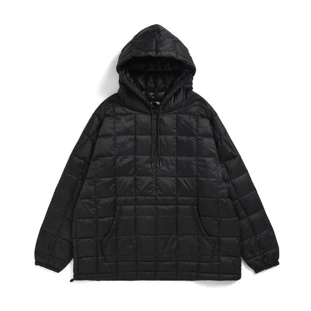 Oversized Down Hoodie Charcoal