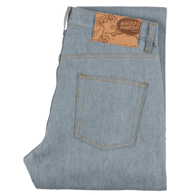 Easy Guy Lightweight Recycled Selvedge Stone Blue