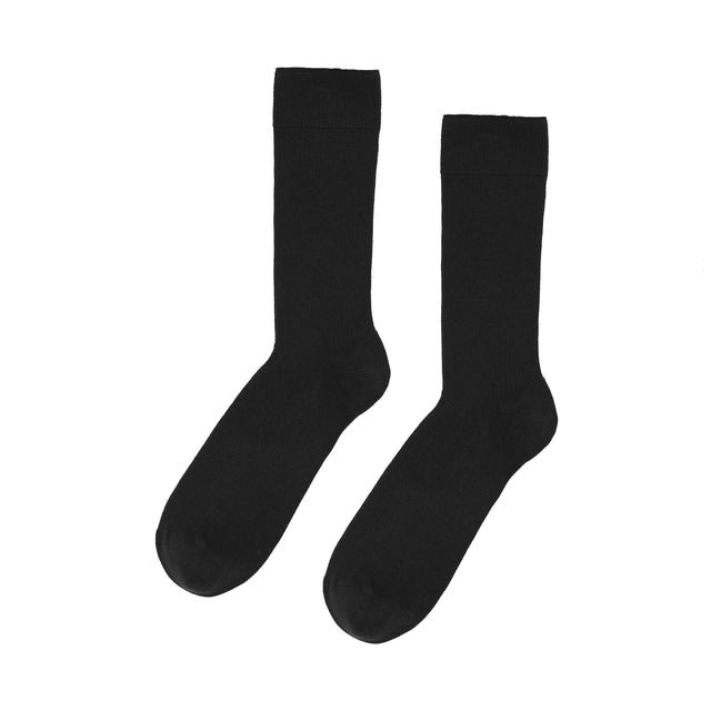 Organic Sock Deep Black - marsclothing