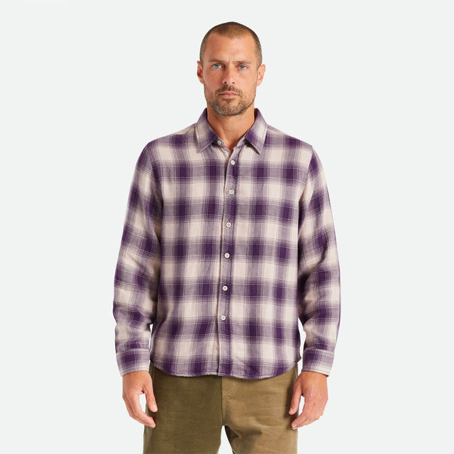 Bowery Soft Weave Purple/Beige - marsclothing