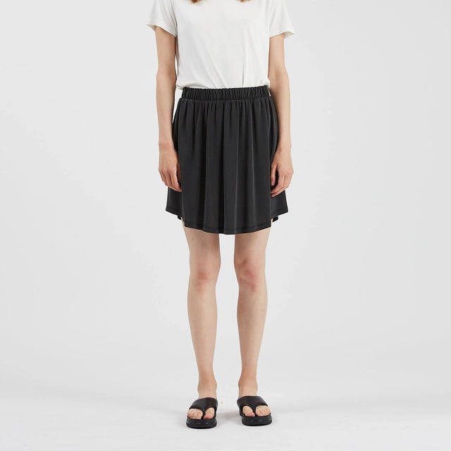 Liff Short Skirt Black - marsclothing