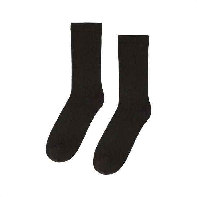 Classic Organic Sock Deep Black - marsclothing
