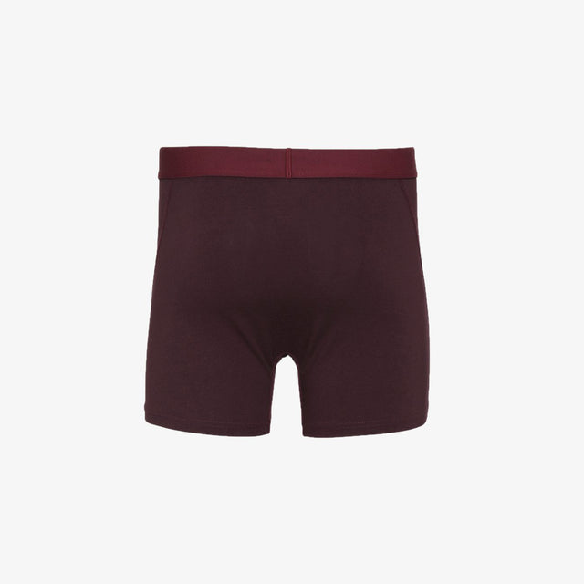 Organic Boxer Briefs Oxblood Red - marsclothing